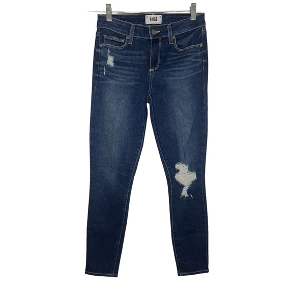 NWOT PAIGE Verdugo Ankle Jean w/Distressing Women’s SIZE 26